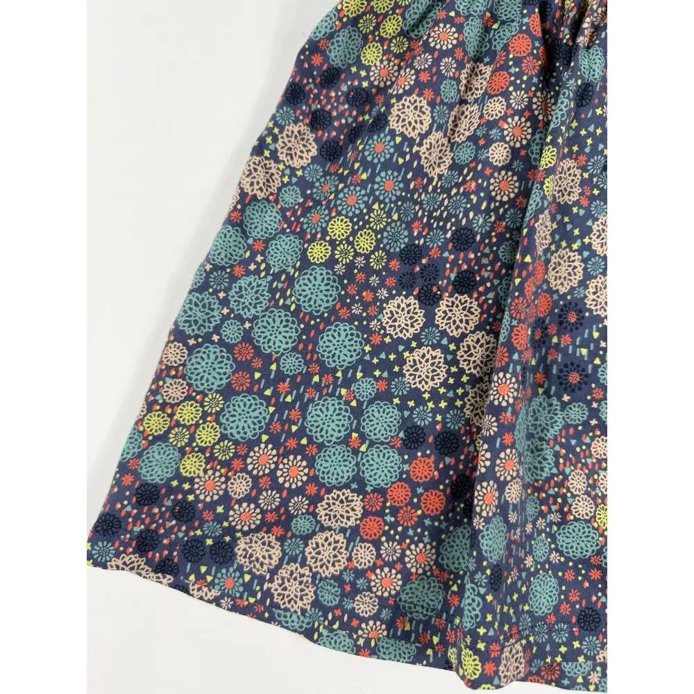 Tea Collection Floral Wrap Dress with Ruffle Sleeves Size 18–24 Months
